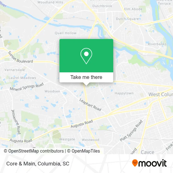 Core & Main map