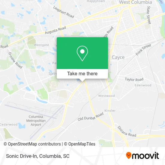 Sonic Drive-In map