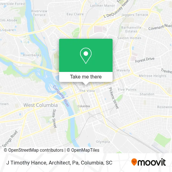 J Timothy Hance, Architect, Pa map