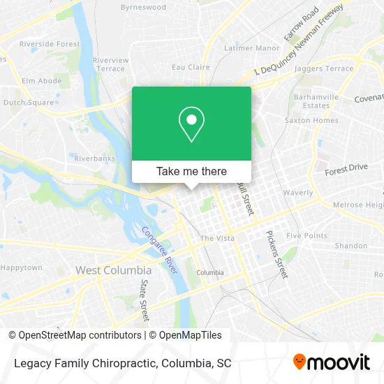 Legacy Family Chiropractic map