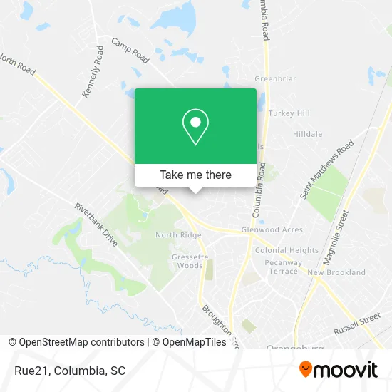 Rue21 map