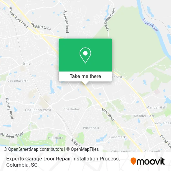 Experts Garage Door Repair Installation Process map