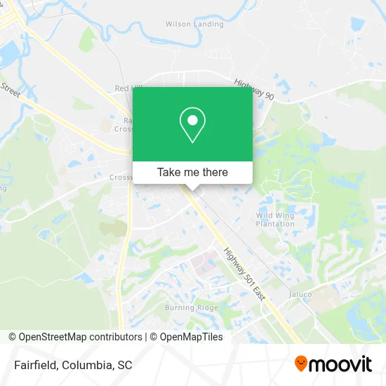 Fairfield map
