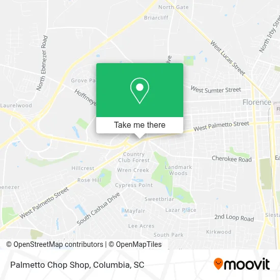 Palmetto Chop Shop map