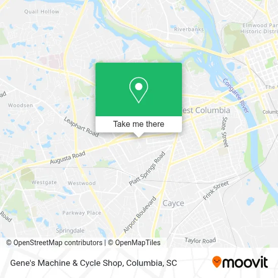 Gene's Machine & Cycle Shop map