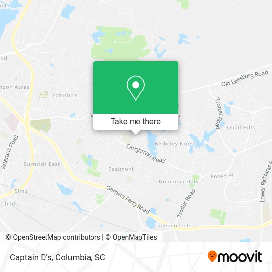 Captain D's map