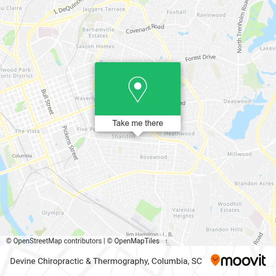 Devine Chiropractic & Thermography map