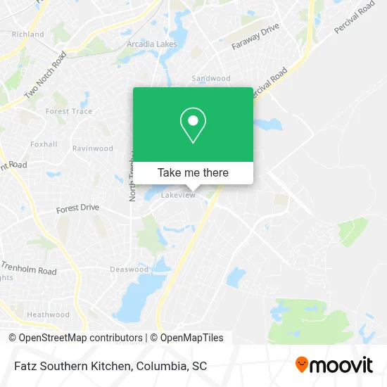 Fatz Southern Kitchen map