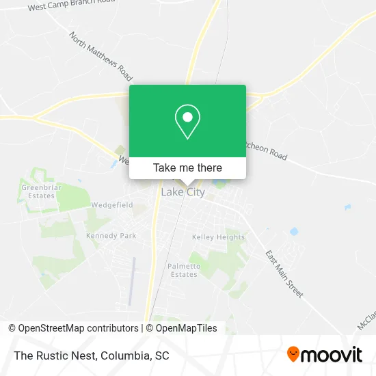 The Rustic Nest map