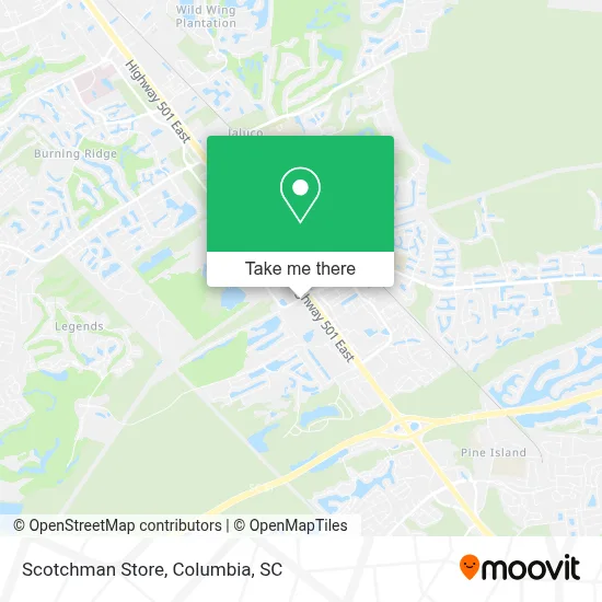 Scotchman Store map