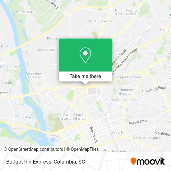 Budget Inn Express map