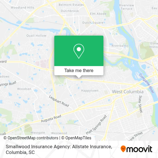 Smallwood Insurance Agency: Allstate Insurance map
