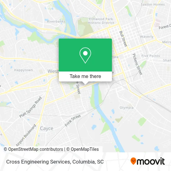 Cross Engineering Services map