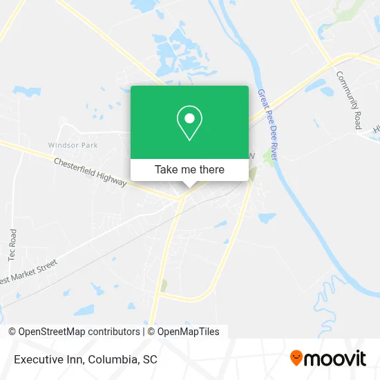 Executive Inn map