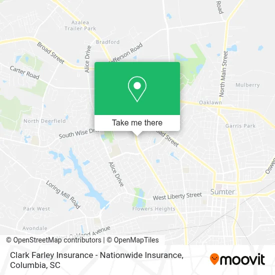 Clark Farley Insurance - Nationwide Insurance map