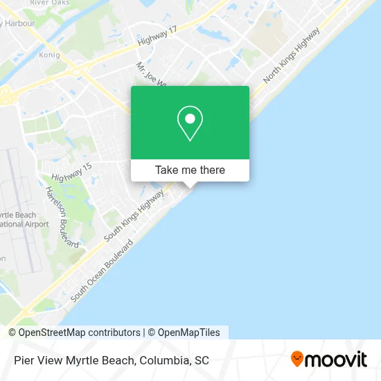Pier View Myrtle Beach map