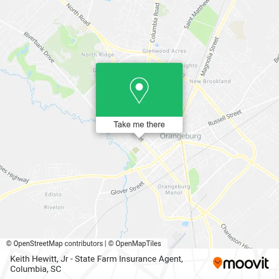 Keith Hewitt, Jr - State Farm Insurance Agent map