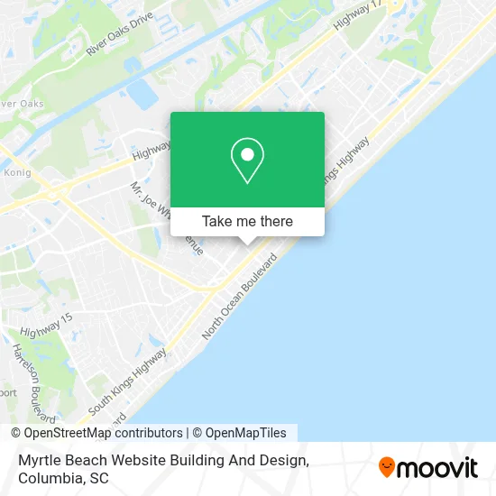 Myrtle Beach Website Building And Design map