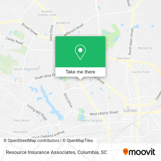 Resource Insurance Associates map