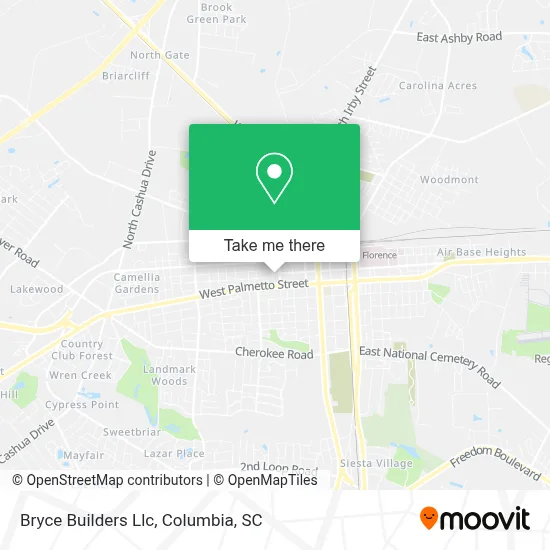 Bryce Builders Llc map