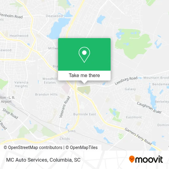 MC Auto Services map