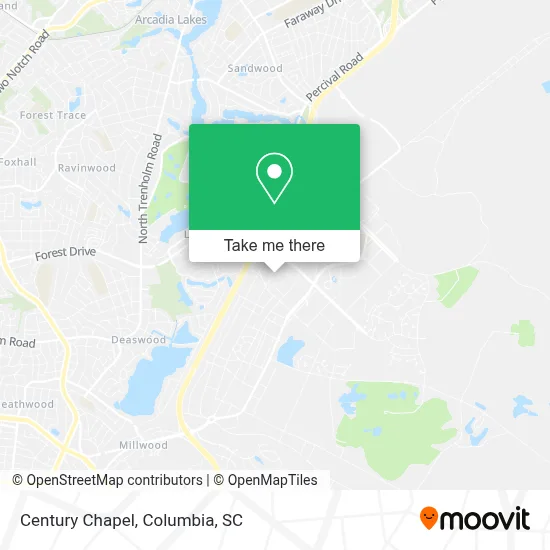 Century Chapel map