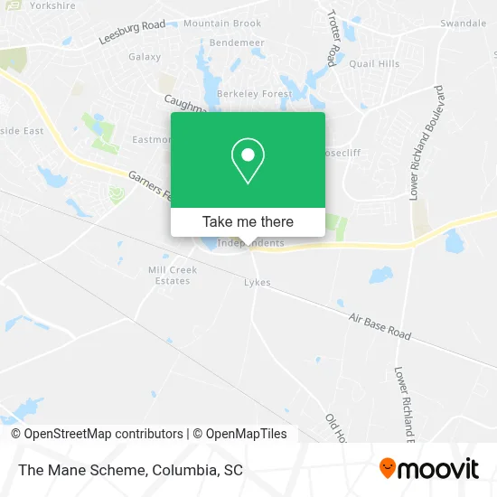 The Mane Scheme map