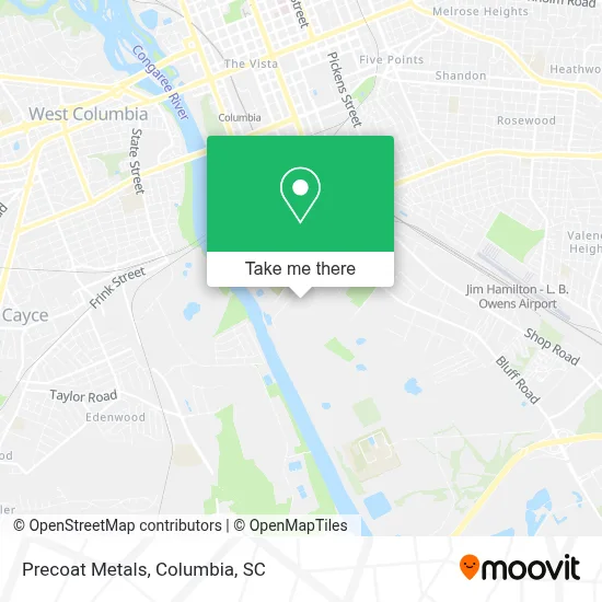 Precoat Metals map