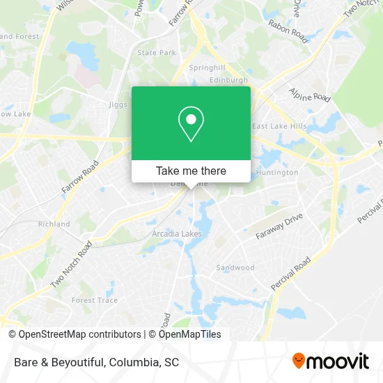 Bare & Beyoutiful map