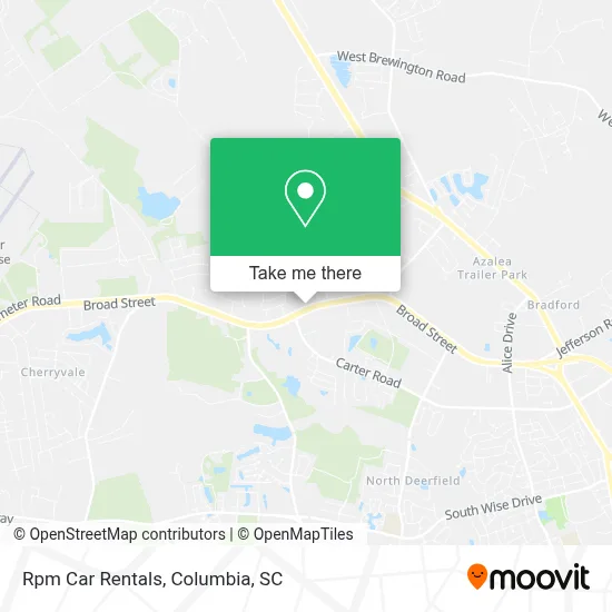 Rpm Car Rentals map