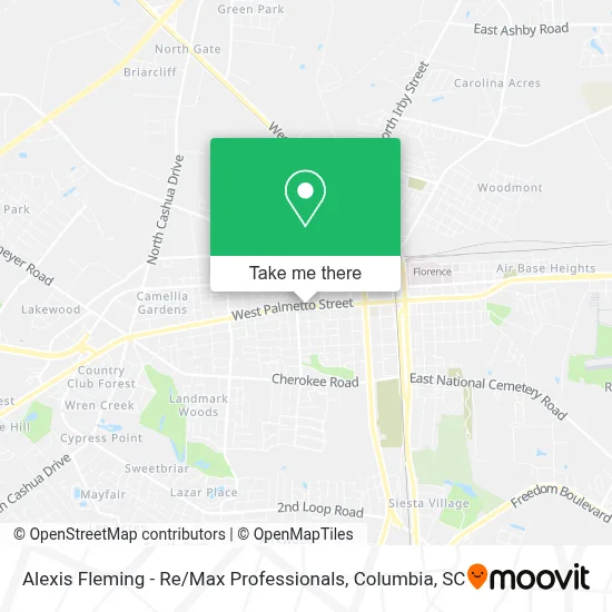 Alexis Fleming - Re / Max Professionals map