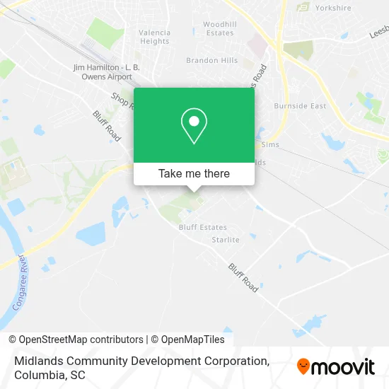 Midlands Community Development Corporation map