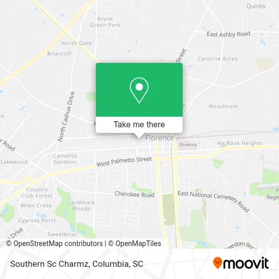 Southern Sc Charmz map