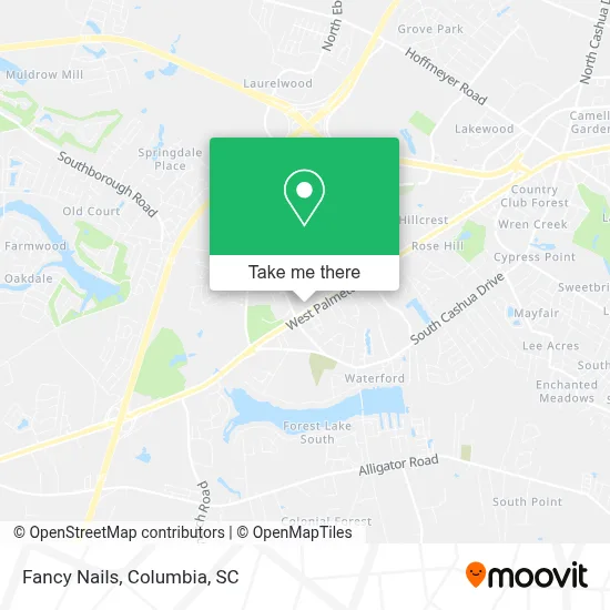 Fancy Nails map