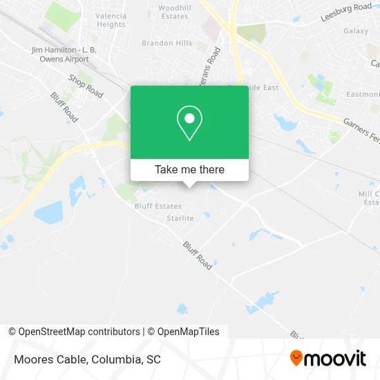 Moores Cable map