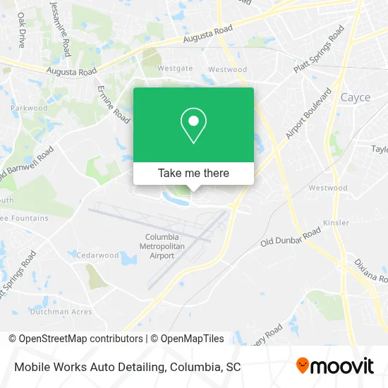 Mobile Works Auto Detailing map