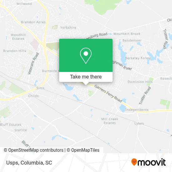 Usps map