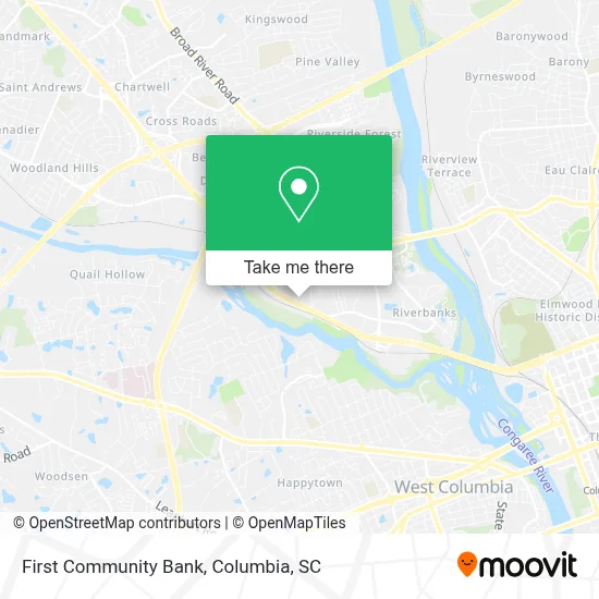 First Community Bank map