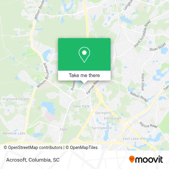 Acrosoft map