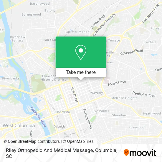 Riley Orthopedic And Medical Massage map