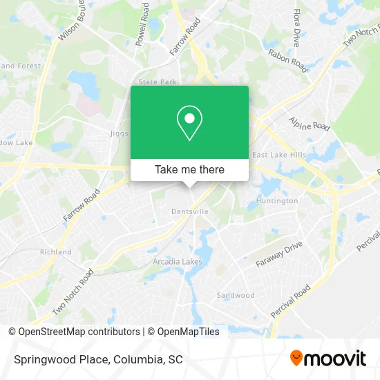 Springwood Place map