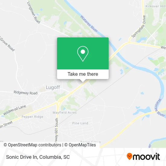 Sonic Drive In map
