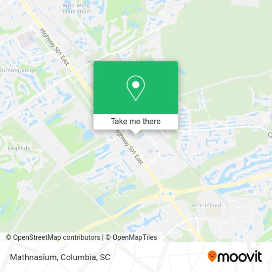 Mathnasium map
