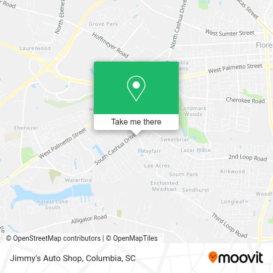 Jimmy's Auto Shop map