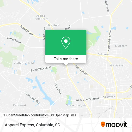 Apparel Express map