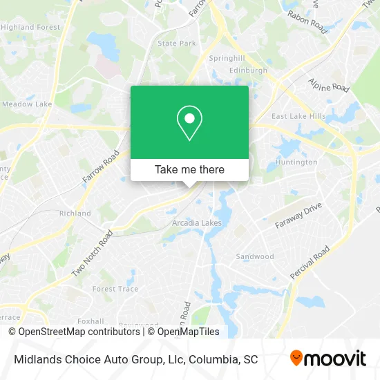 Midlands Choice Auto Group, Llc map