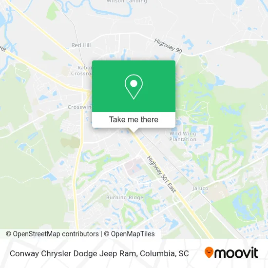 Conway Chrysler Dodge Jeep Ram map