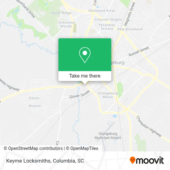 Keyme Locksmiths map