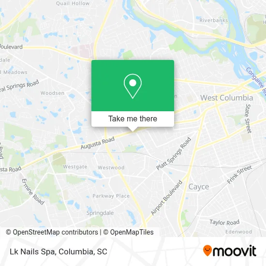 Lk Nails Spa map