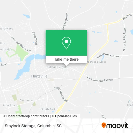 Staylock Storage map